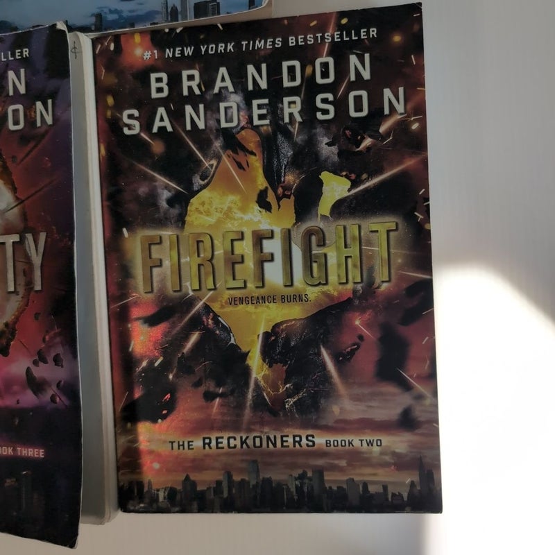 *THE RECKONERS 1-3* Steelheart, Firefight, Calamity