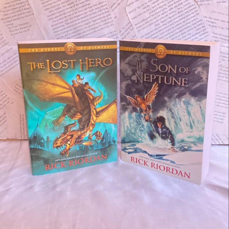 Heroes of Olympus book 1 & 2