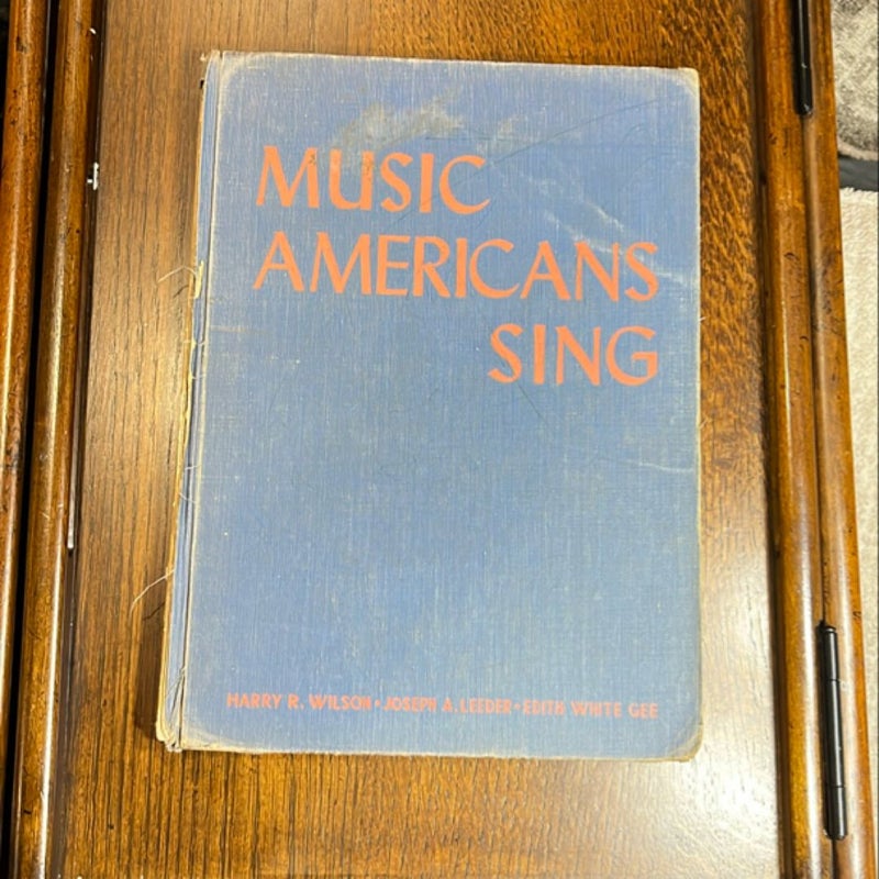 Music Americans Sing