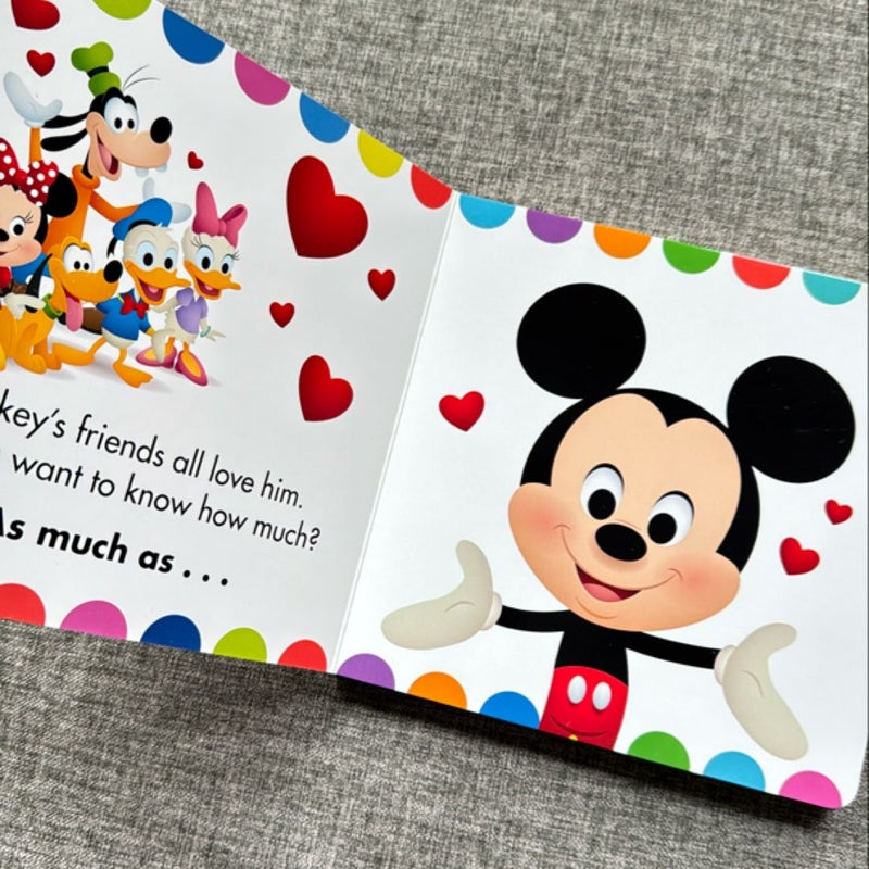 Disney Baby: I Love You This Much! (Board book)