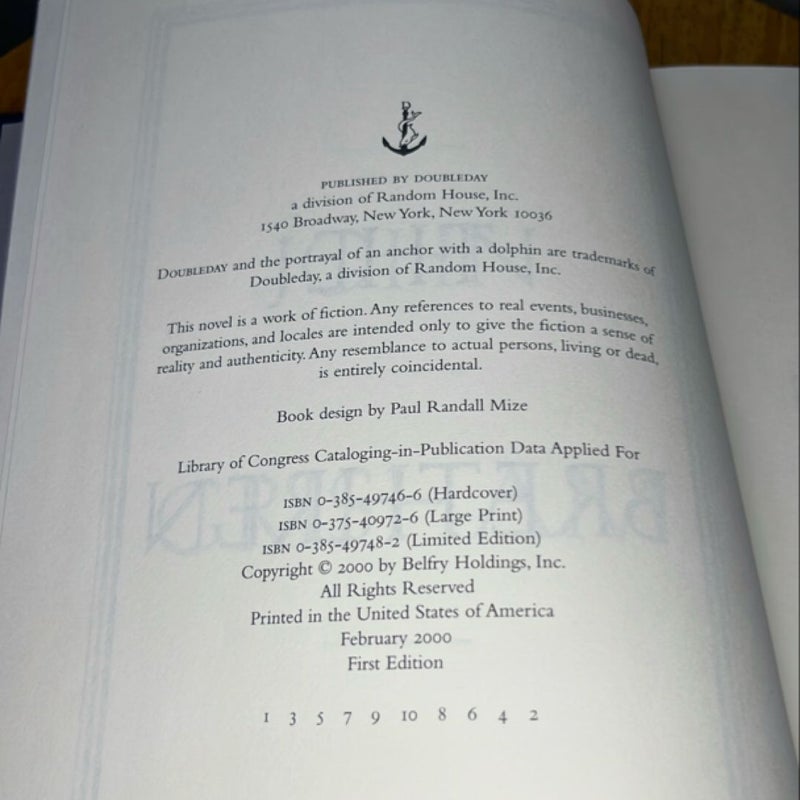 The Brethren by John Grisham (First Edition, February 2000)