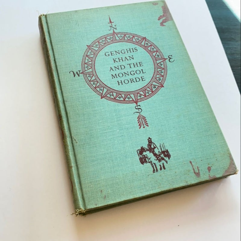 Genghis Khan and the Mongol Horde (World Landmark Books) VINTAGE HARDCOVER 4th Printing