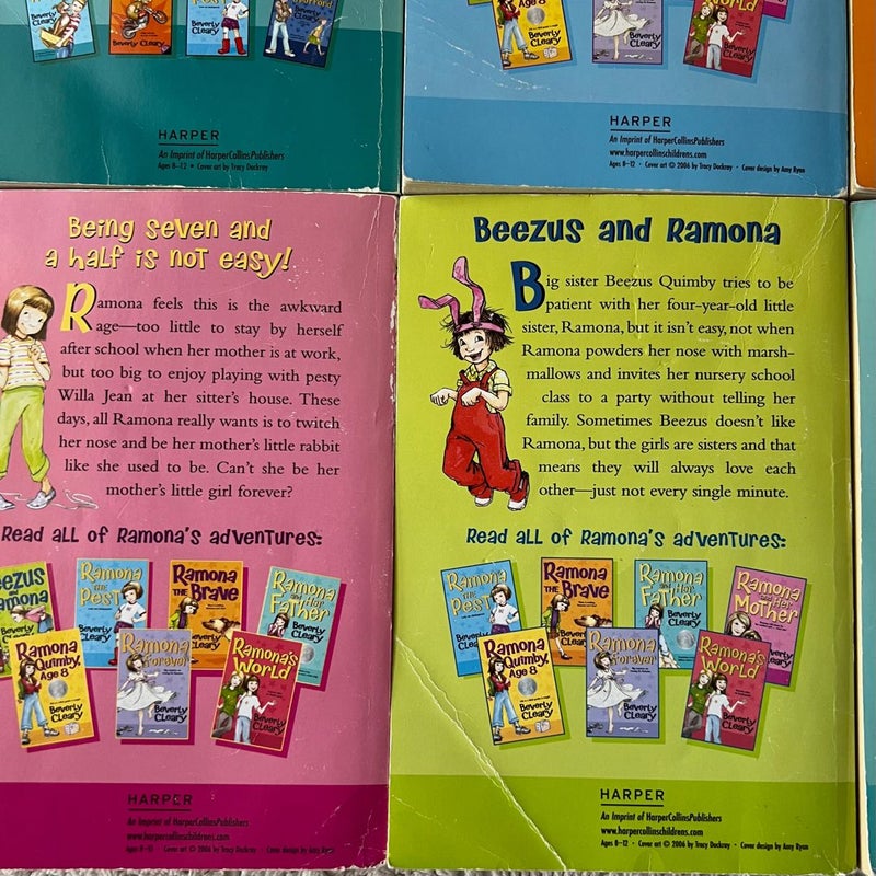 Beverly Cleary 8 book BUNDLE