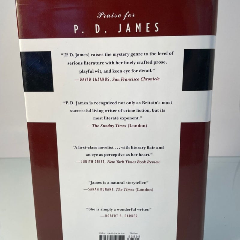 Two Adam Dangliesh Mysteries by P.D. James in Hardcover