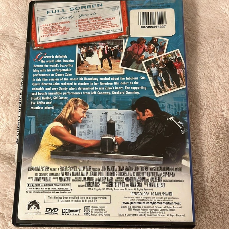 Grease DVD