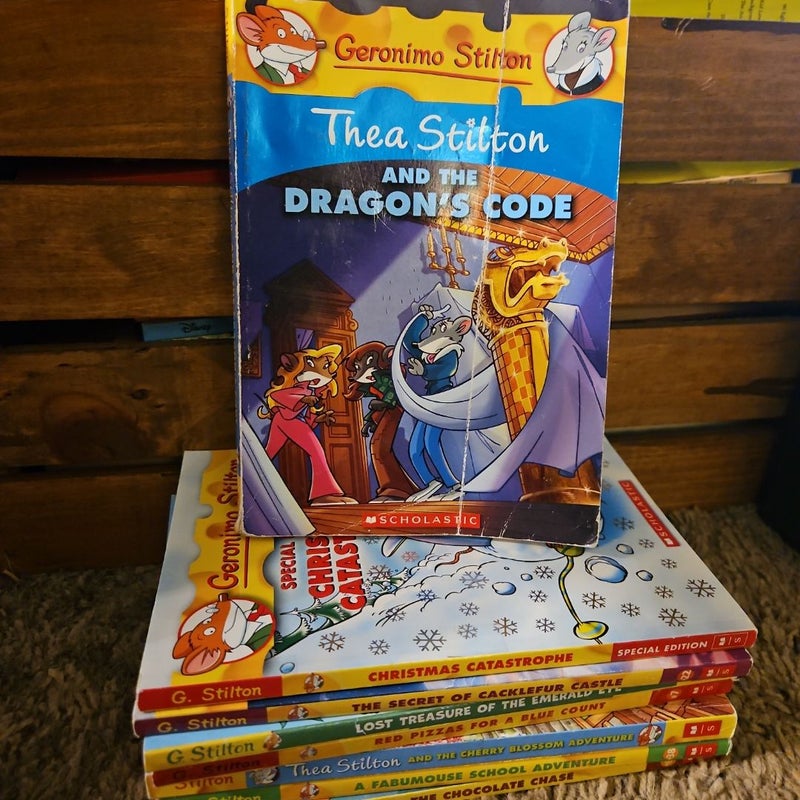 Geronimo Stilton books, set of 8