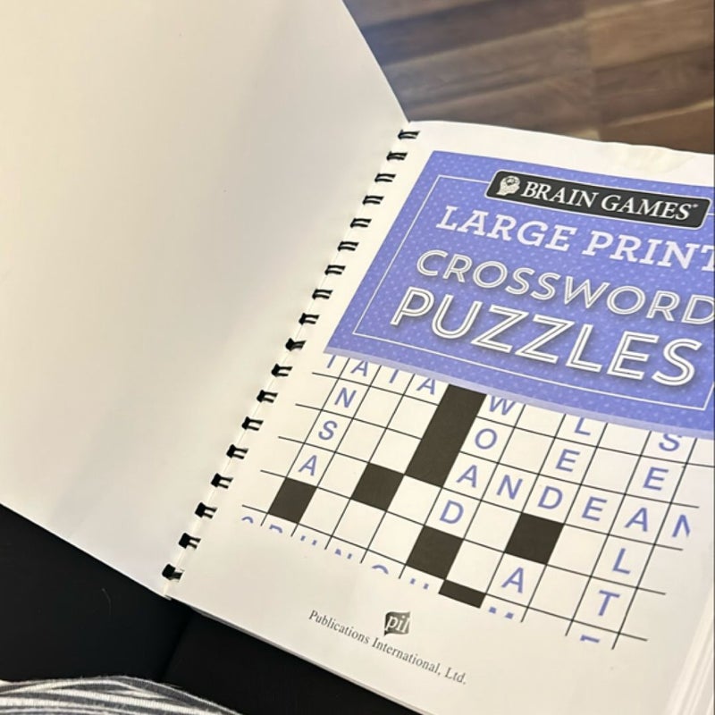 Brain Games Large Print Crossword Puzzles