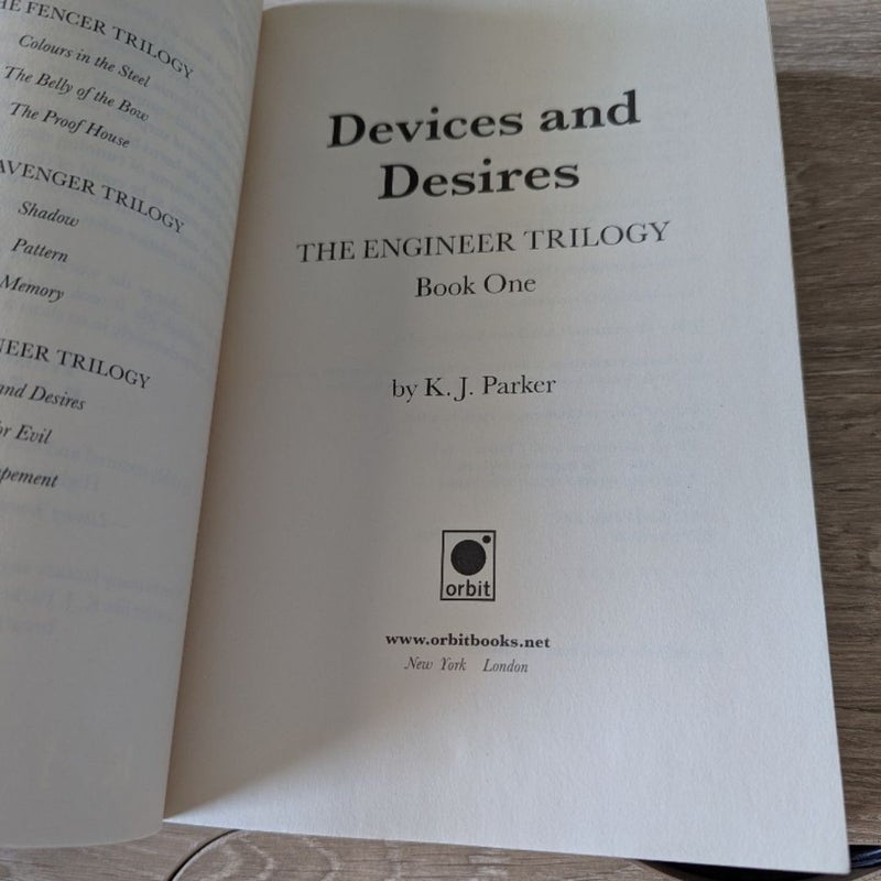 Devices and Desires (Engineer Trilogy 1)