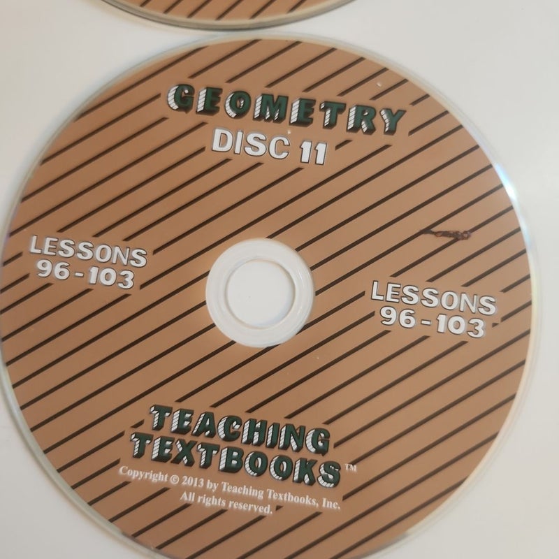 Geometry Teaching Textbooks Discs 7-12