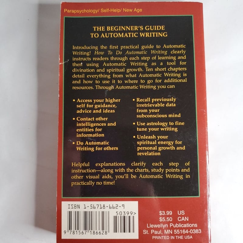 How to Do Automatic Writing by Edain McCoy, Paperback | Pangobooks