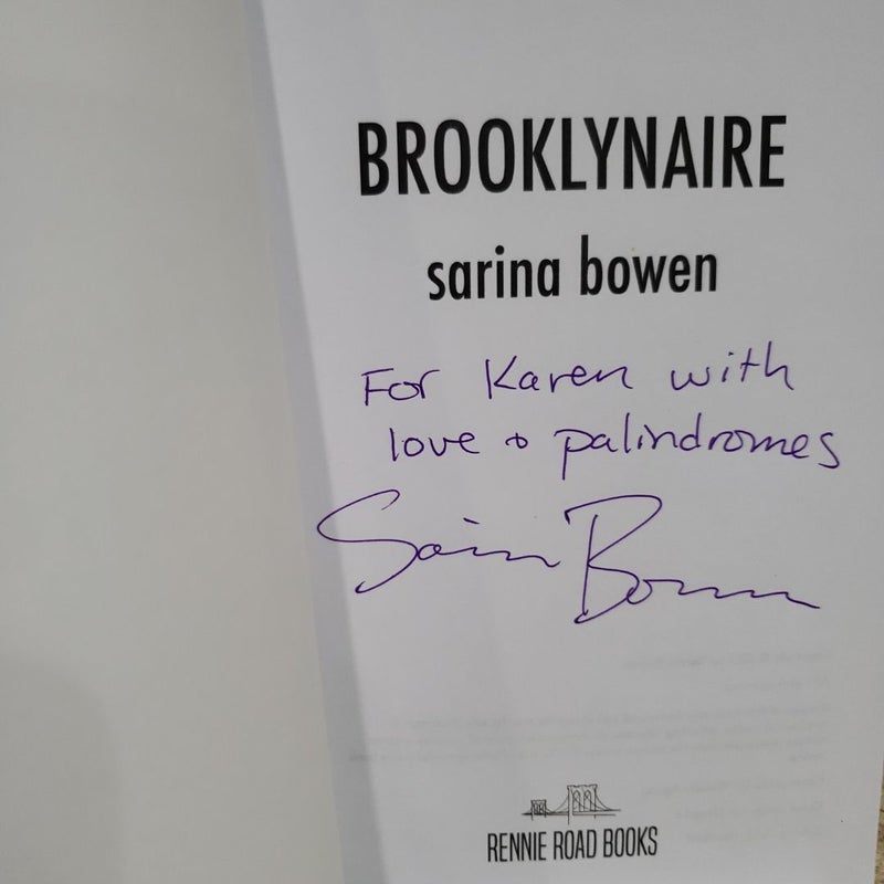 Brooklynaire (signed and personalized)