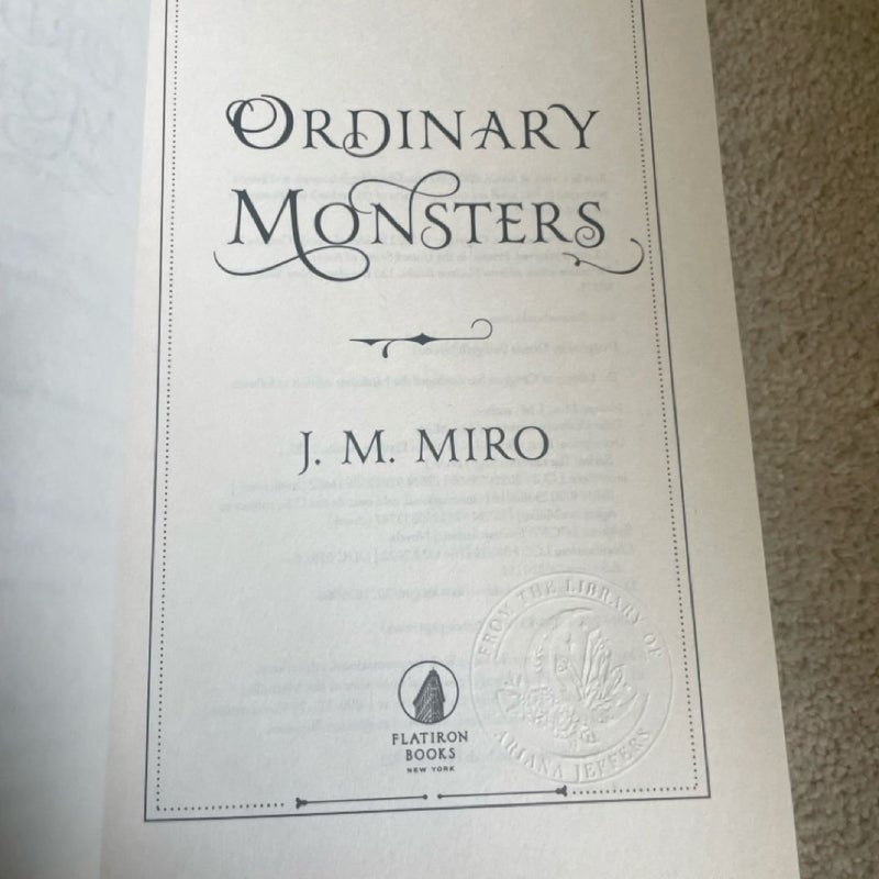 Ordinary Monsters