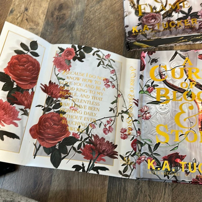 A Fate of Wrath and Flame / A Curse of Blood and Stone - Bookish Box Edition 