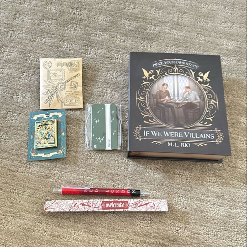Owlcrate May Partial Goodies and Illumicrate Puzzle