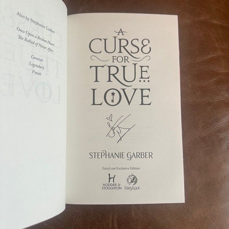 Fairyloot A Curse for True Love digitally signed