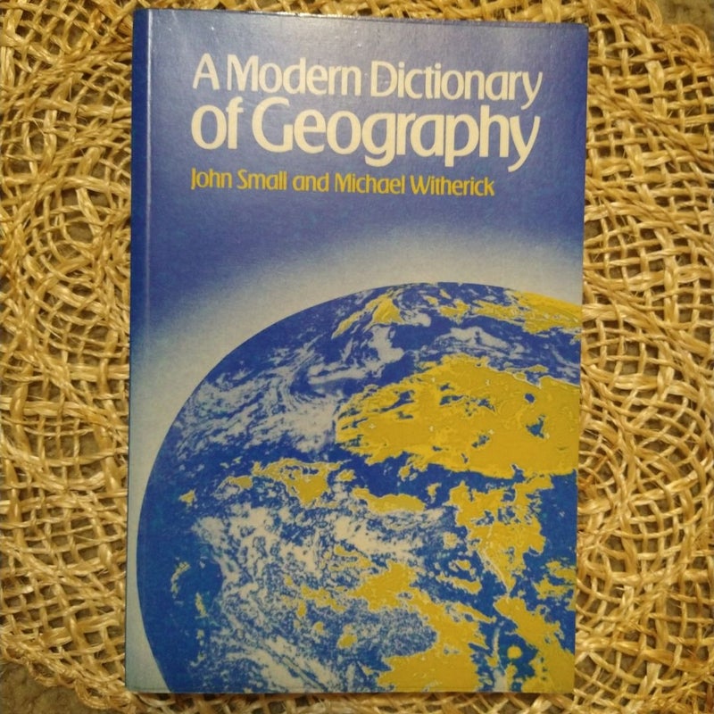 Modern Dictionary of Geography