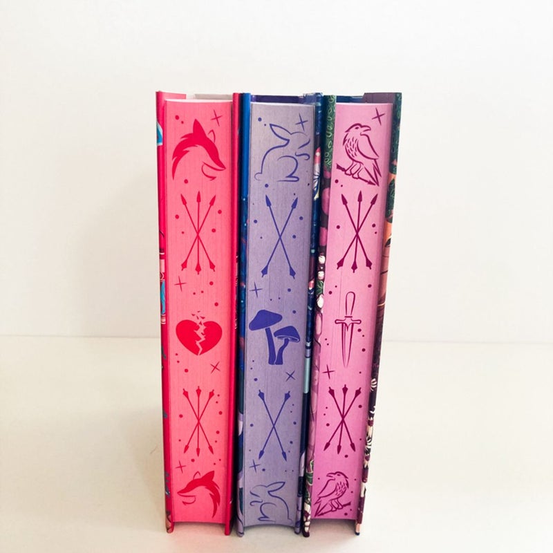 Once Upon a Broken Heart, The Ballad of Never After, and A Curse For True Love (SIGNED Fairyloot Exclusive Editions)