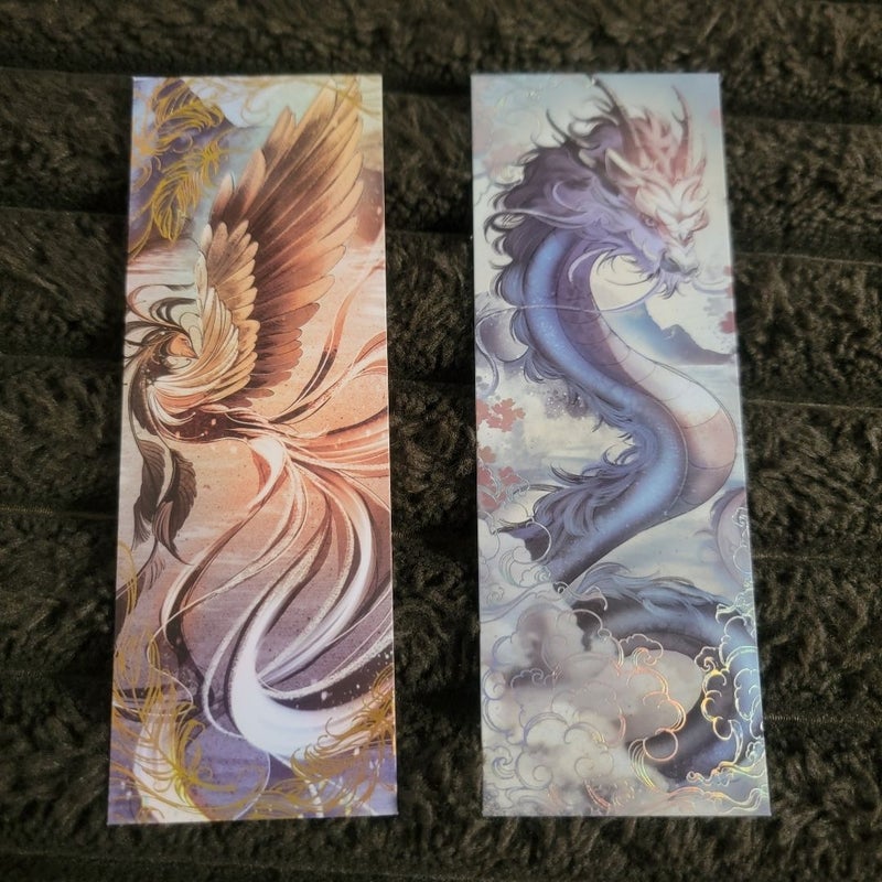 Fairyloot The Night Ends with Fire Foiled Bookmarks 