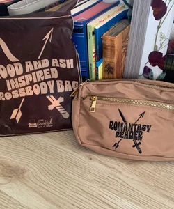 Bookish box Blood and ash crossbody bag
