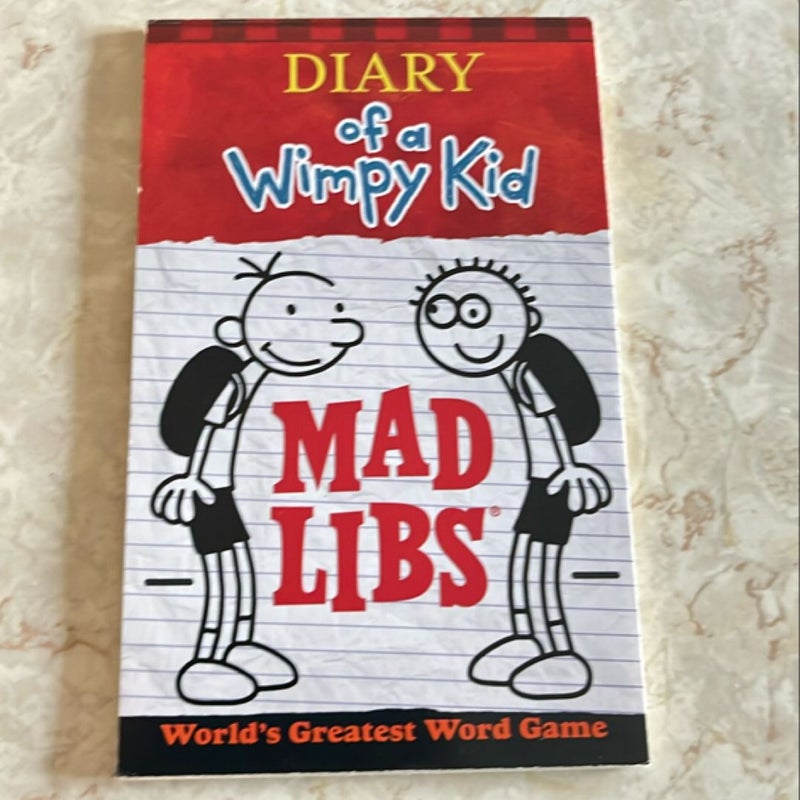 Diary of a Wimpy Kid Mad Libs