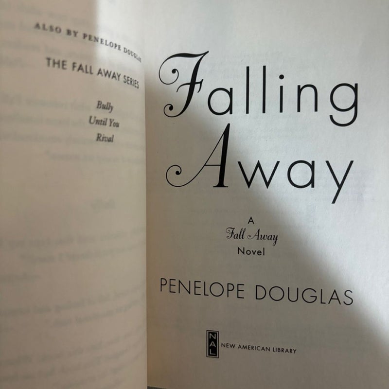 Falling away