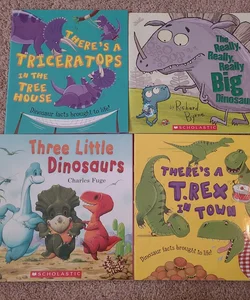 Children's Scholarship Dinosaur Books Set of 4