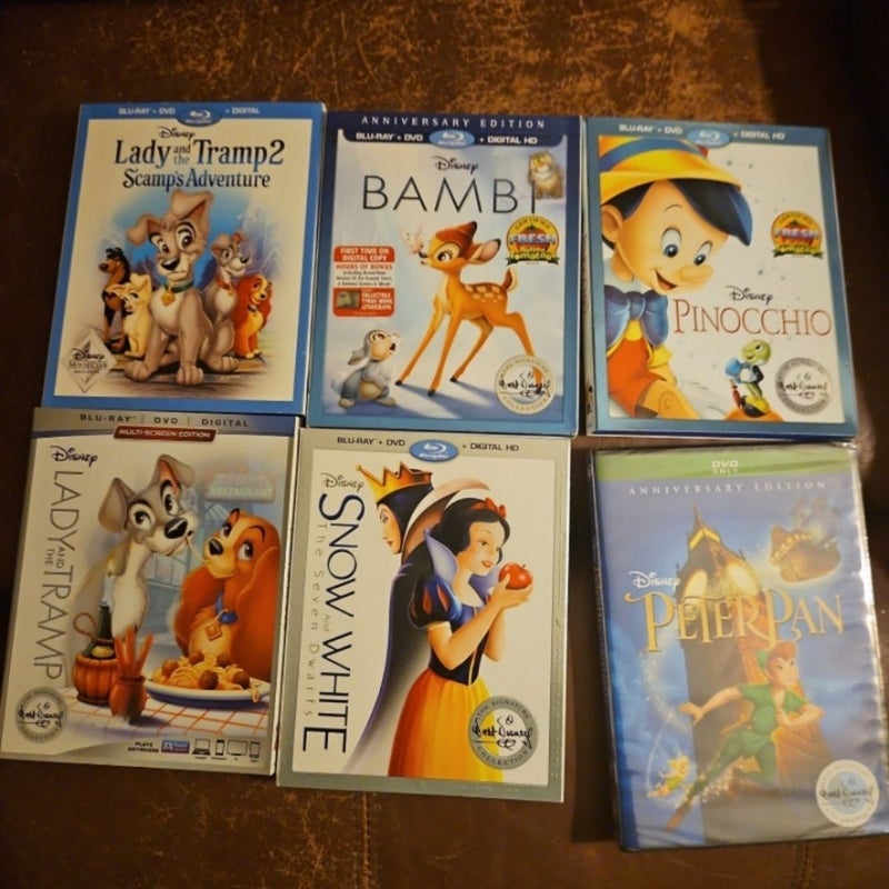 Disney Limited Edition Exclusive Collectible Extended Cut Scenes Dvds