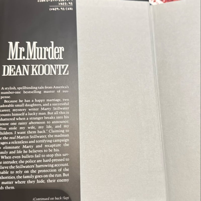 Mr. Murder ❄️ (1st Ed. 1st Print)