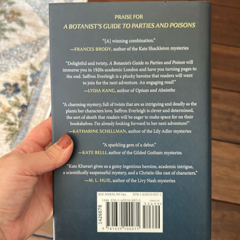 A Botanist's Guide to Parties and Poisons