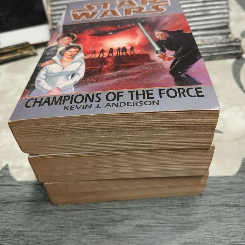 Star Wars lot  (The Jedi Academy) Jedi Search, Dark Apprentice, Champions of the Force