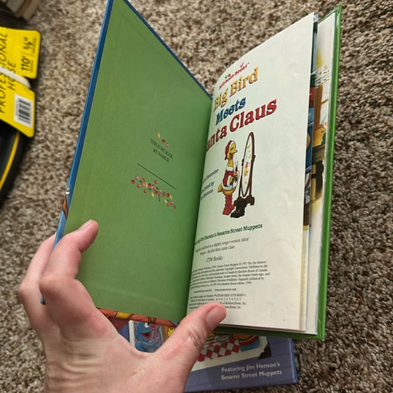 Big Birds Baby Book and Big Bird Meets Santa Clause