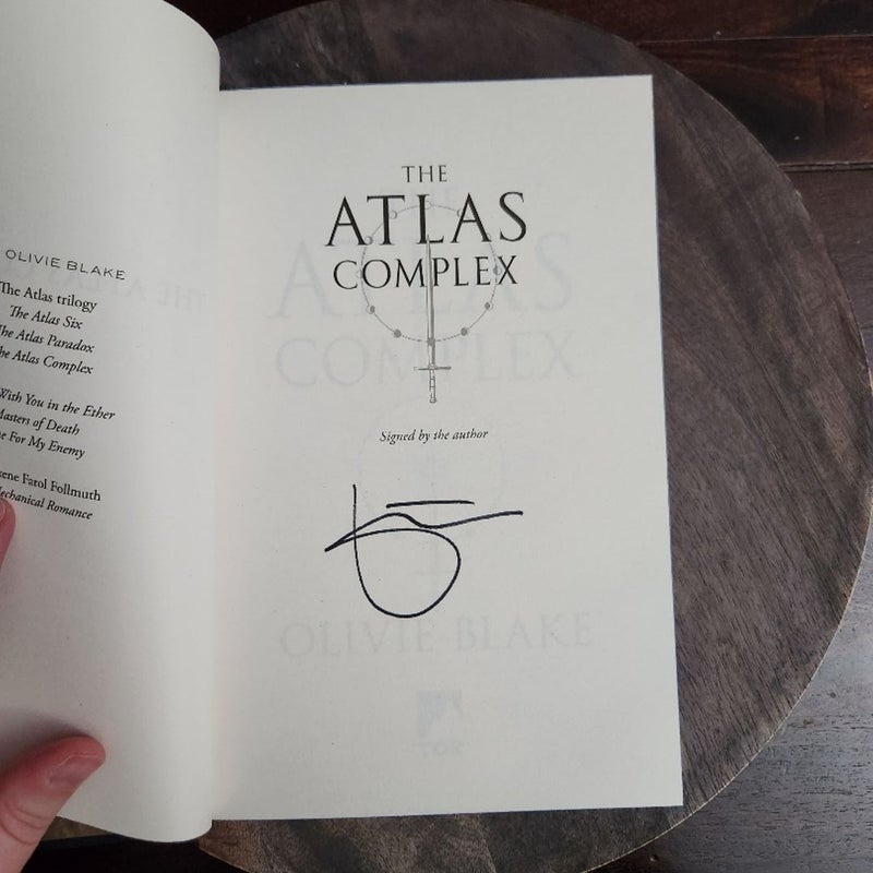 Waterstones The Atlas Complex SIGNED