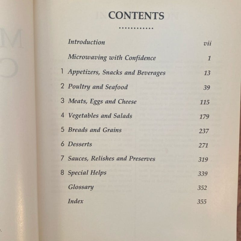 Betty Crocker's Microwave Cookbook