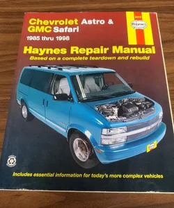 Chevrolet Astro and GMC Safari 1985 thru 1998