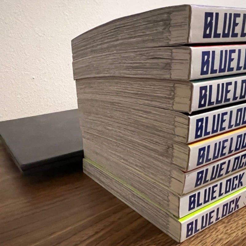 Blue Lock English Manga Set Volumes 1-8 (Read description)