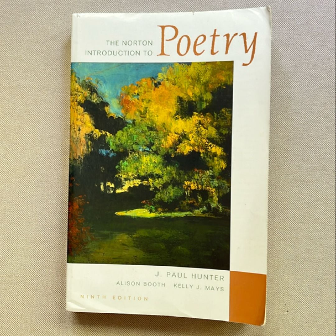 The Norton Introduction to Poetry