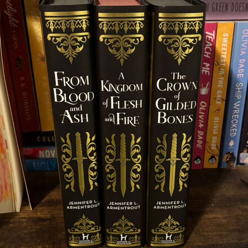 Blood and ash series fairyloot signed  edition 