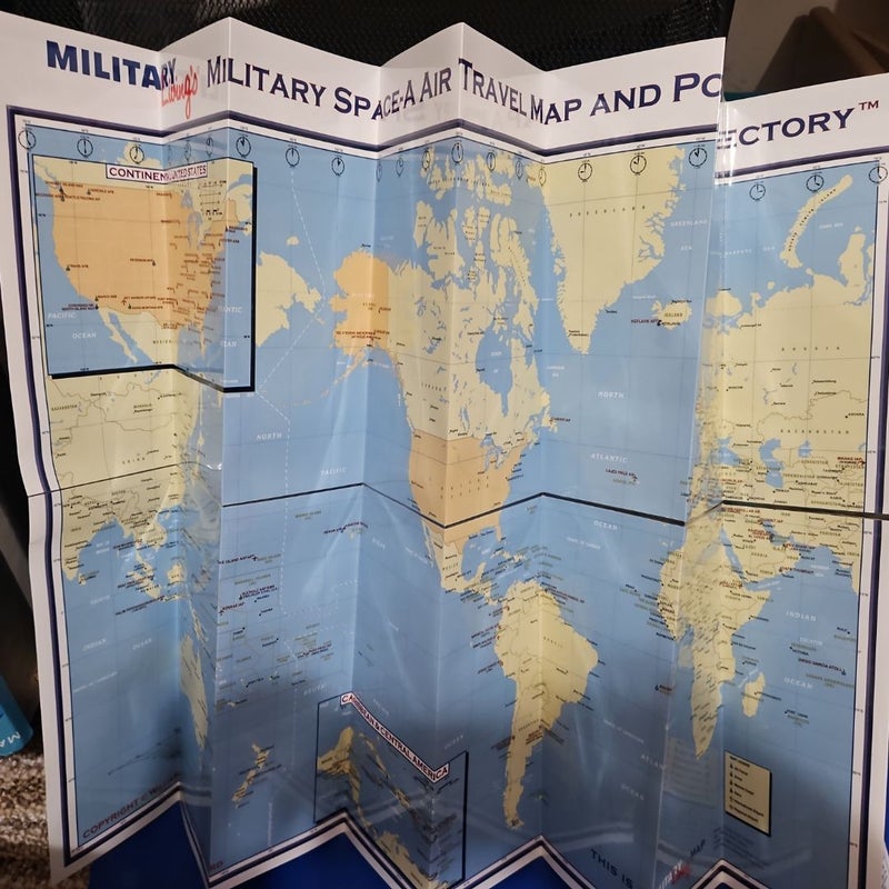 Military Space-A Air Travel Map and Pocket Directory