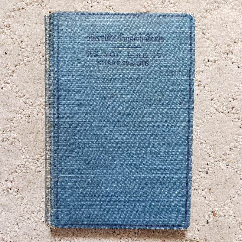 As You Like It (Merrill's English Texts Edition, 1910)
