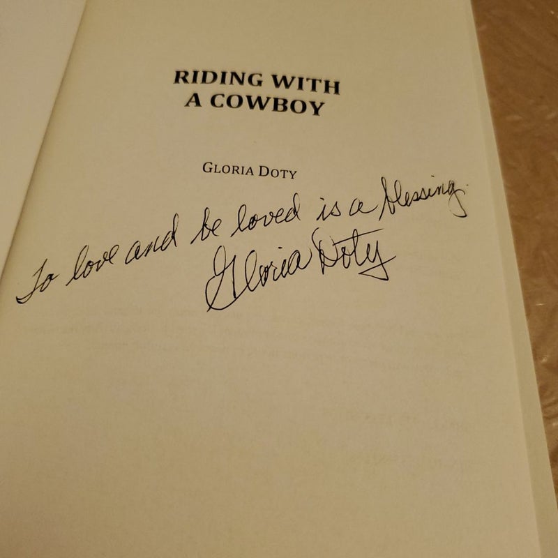 Riding with a Cowboy (Autographed)