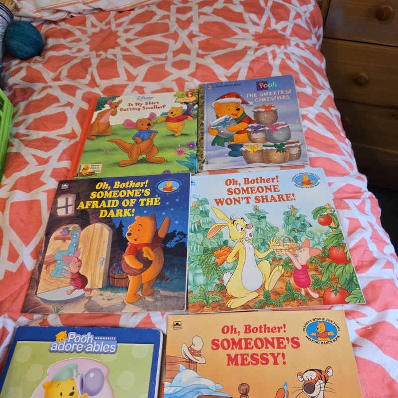 No Honey! And assorted other winnie the pooh books