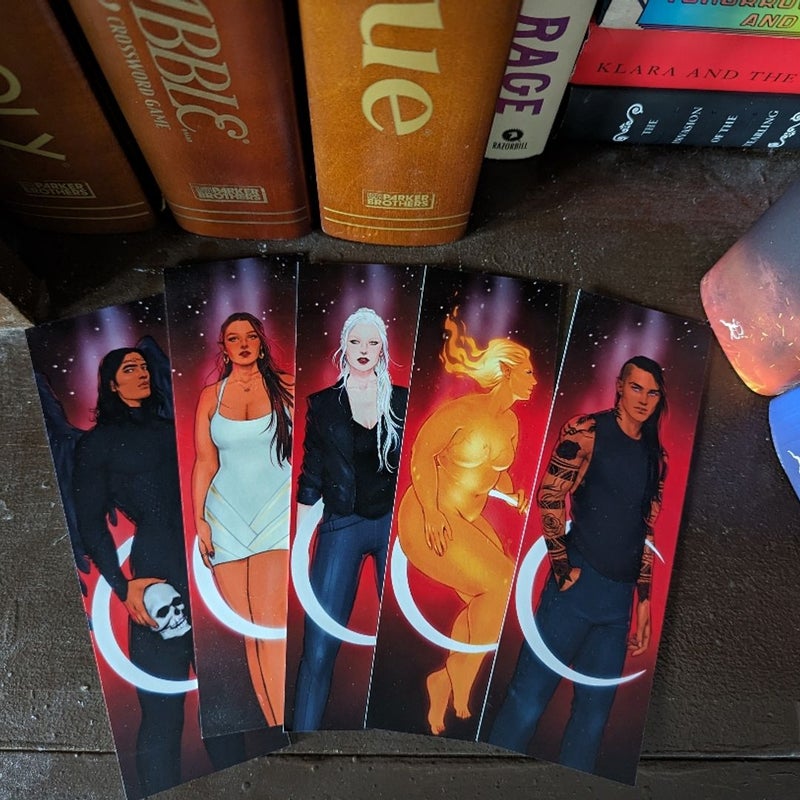 Crescent City Illumicrate bookmarks