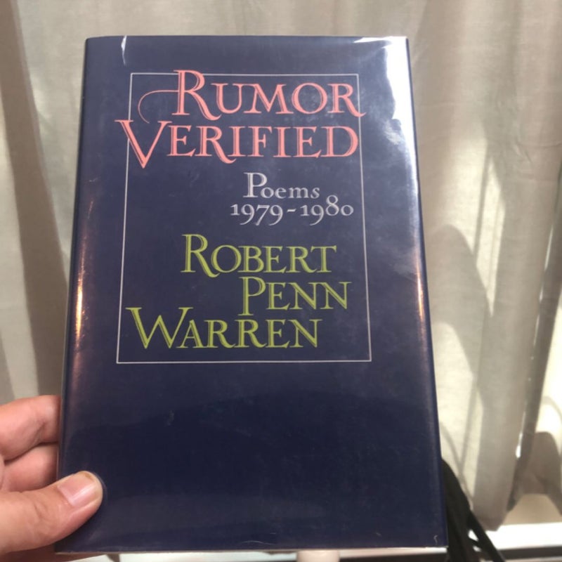 Rumor Verified