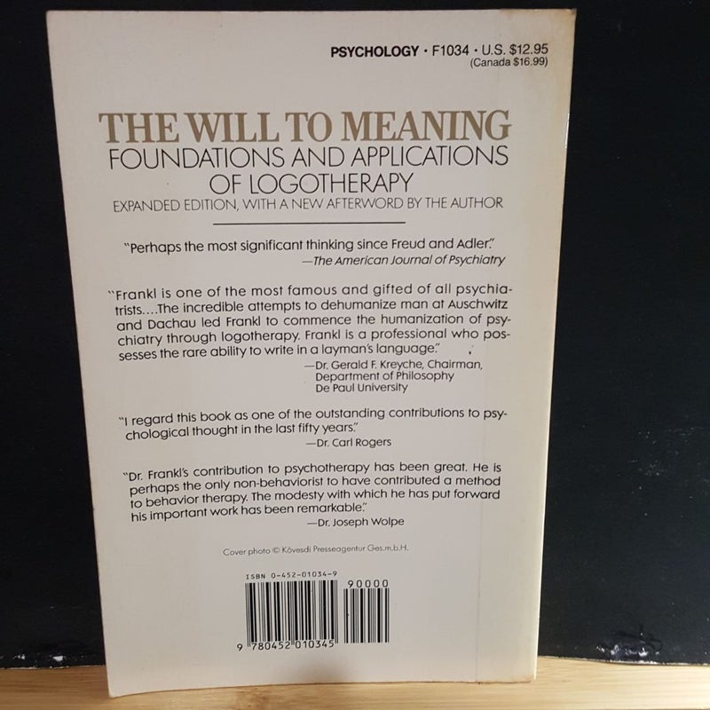 The Will to Meaning