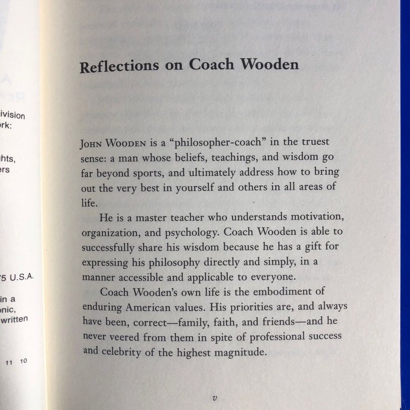 Wooden: a Lifetime of Observations and Reflections on and off the Court