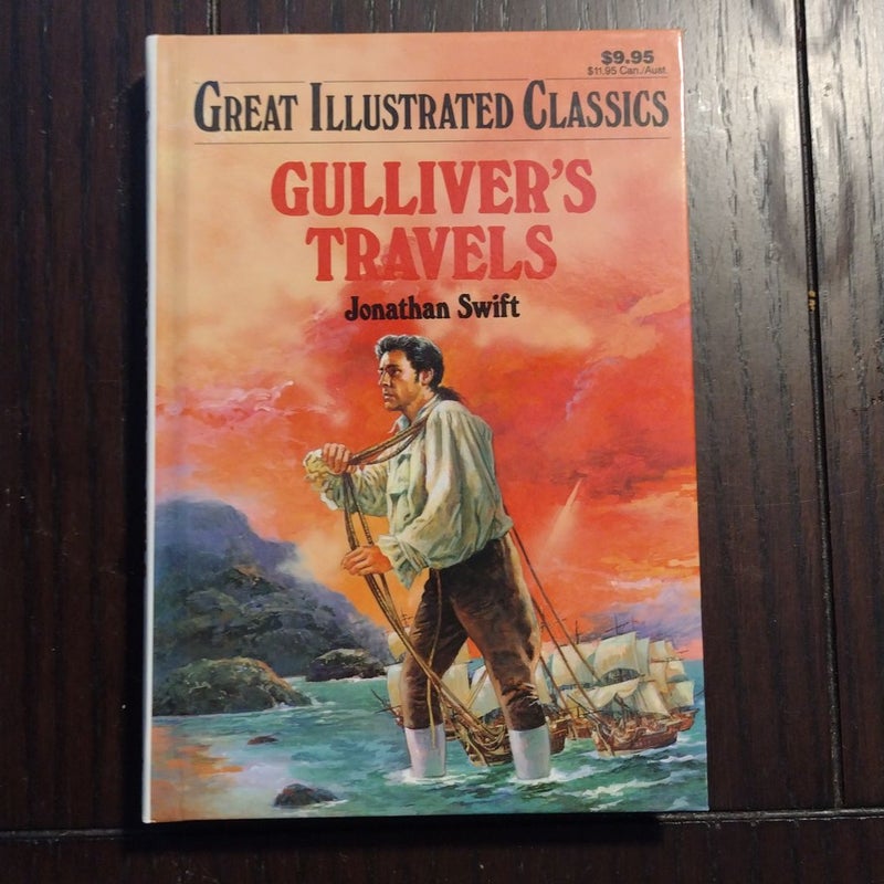 The Great Illustrated Classics: Gulliver's Travels, The Jungle Book, and Oliver Twist.