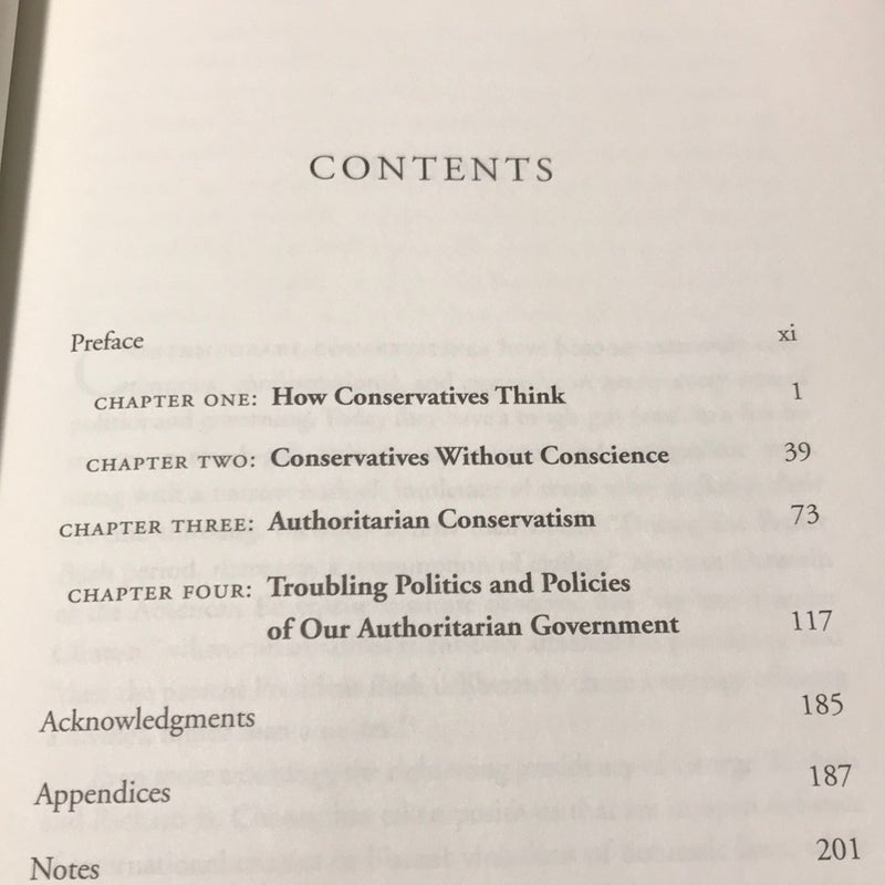 First edition /1st * Conservatives Without Conscience