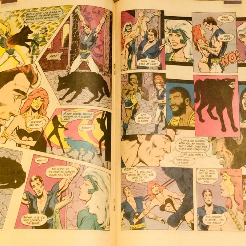 Red Sonja Dynamite #01 The Wardlord #65 & #68 DC Comics RETRO book vintage LOT