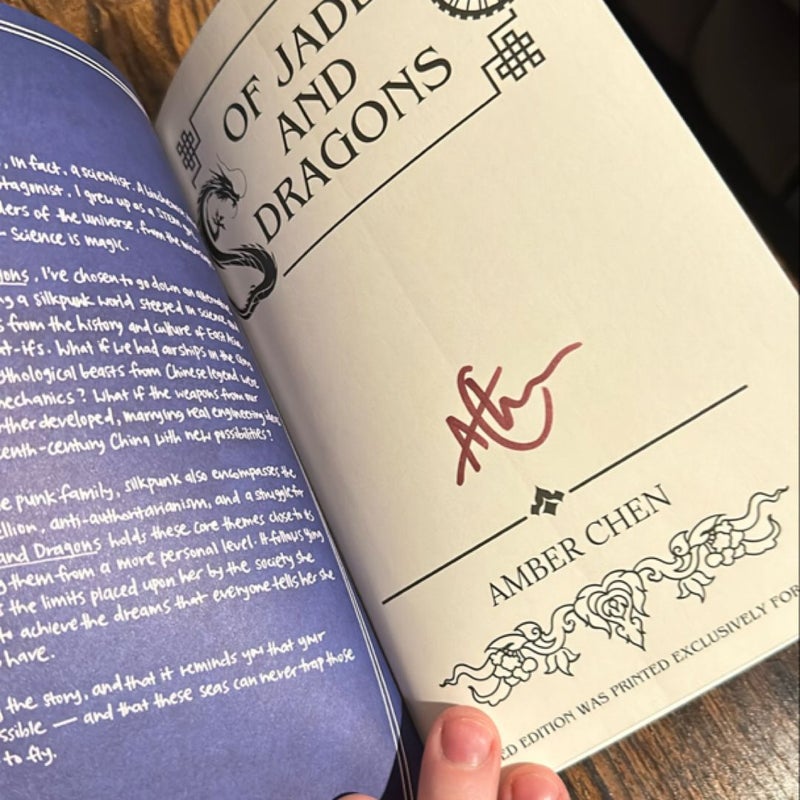 Of Jade and Dragons (Signed OwlCrate Exclusive Edition) 