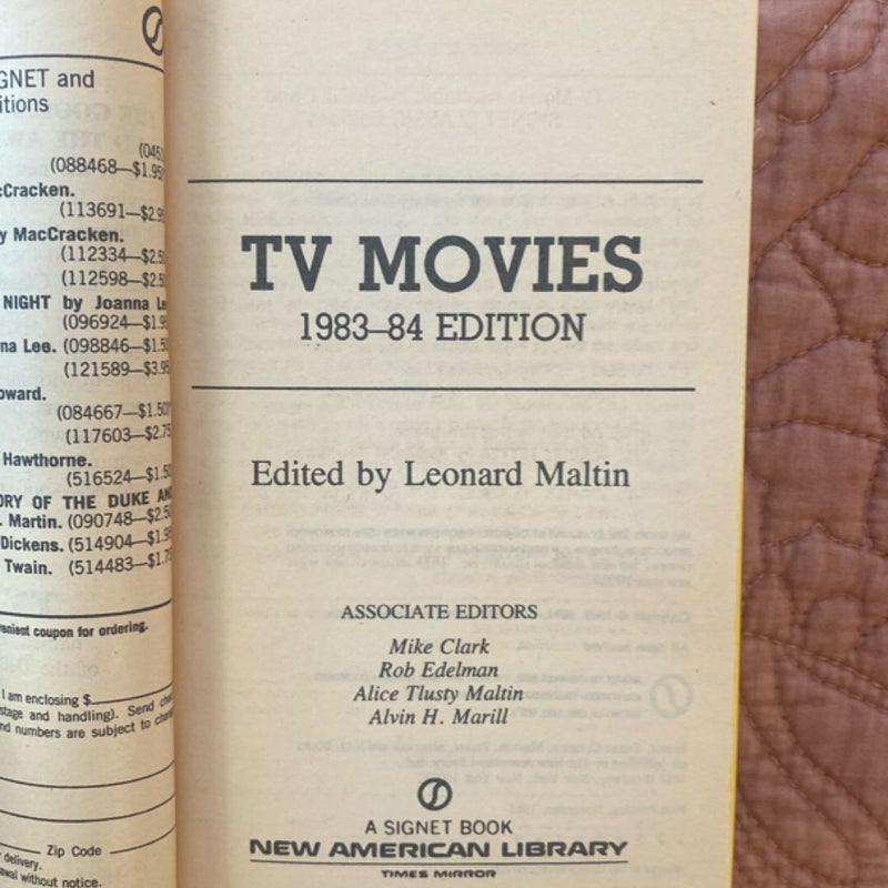 Leonard Maltin's TV Movies 1983-1984